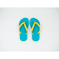 Chinelo de Dedo Ipanema Clássica Azul/Amarelo
